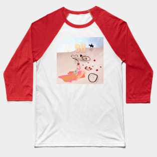 Illusions of the Desert Illustration Baseball T-Shirt